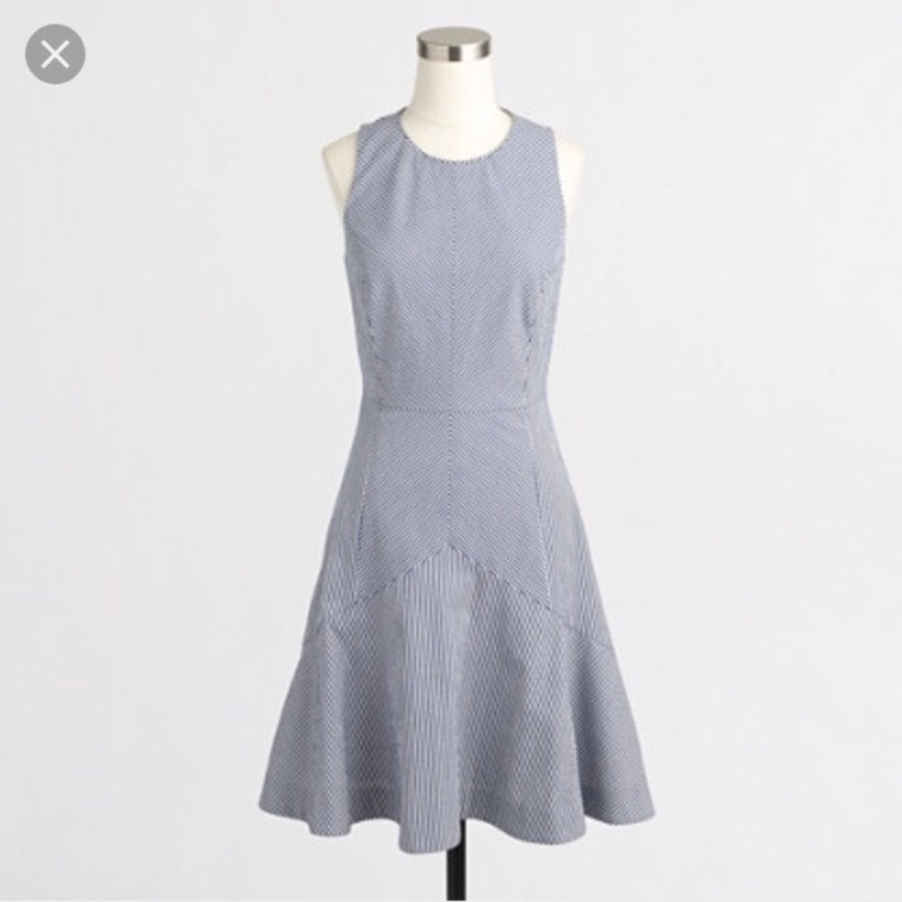 J. Crew Seersucker Dress